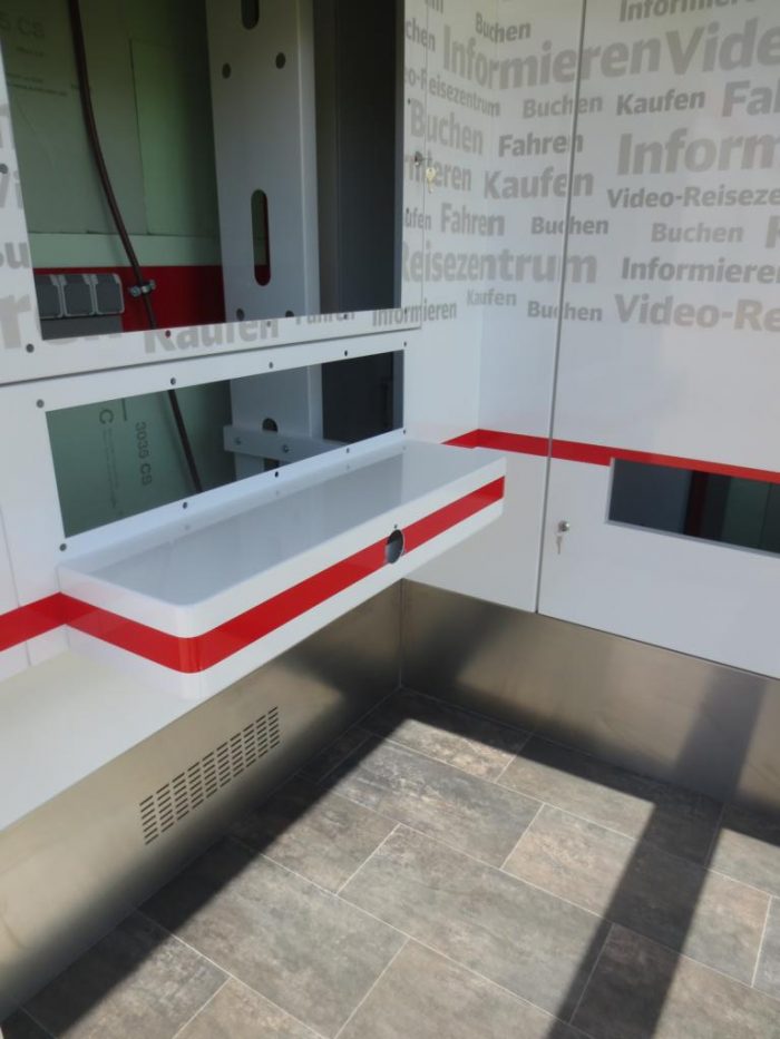 Reisezentrum Container Infoterminal Information Pavillon