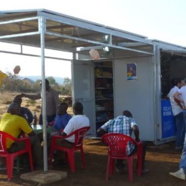 Solar Verkaufskiosk Container Foodcontainer Imbissstand Imbiss Grillstand Snack Kiosk