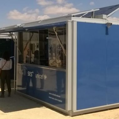 Solar Verkaufskiosk Container Foodcontainer Imbissstand Imbiss Grillstand Snack Kiosk